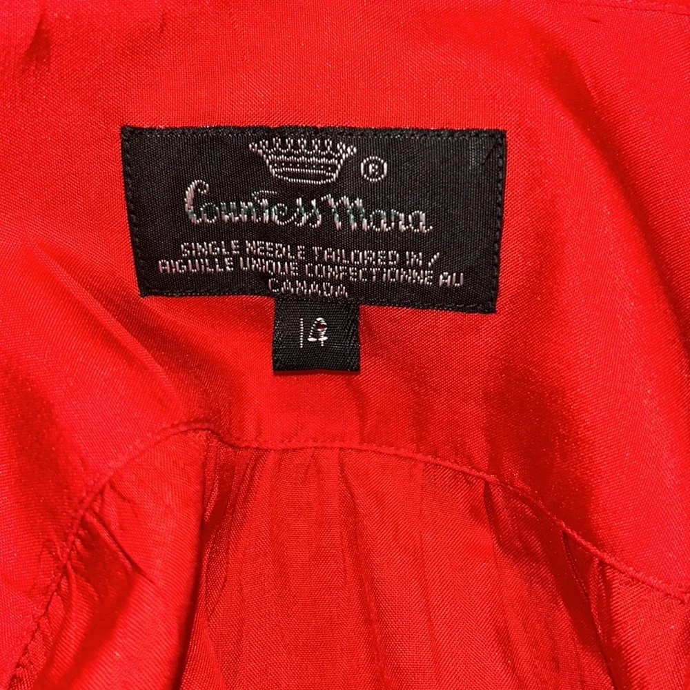 Vintage Countess Mara Silk Shirt Dress - Picture 8 of 9